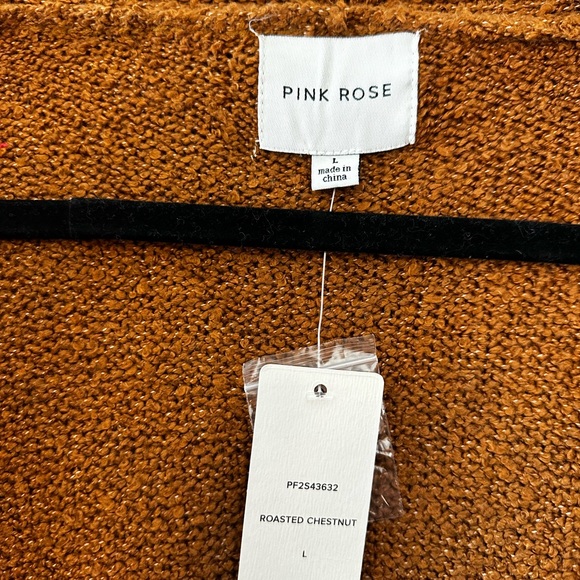 Pink Rose Cardigan- NEVER WORN - Picture 2 of 3